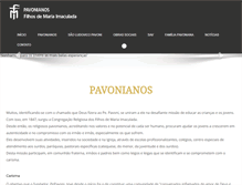 Tablet Screenshot of pavonianos.org.br