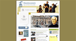 Desktop Screenshot of pavonianos.es