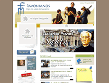 Tablet Screenshot of pavonianos.es
